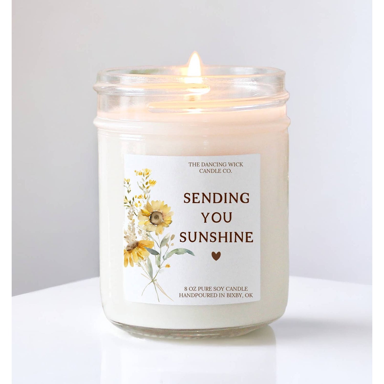 Sending Sunshine Soy Candle, 8 oz