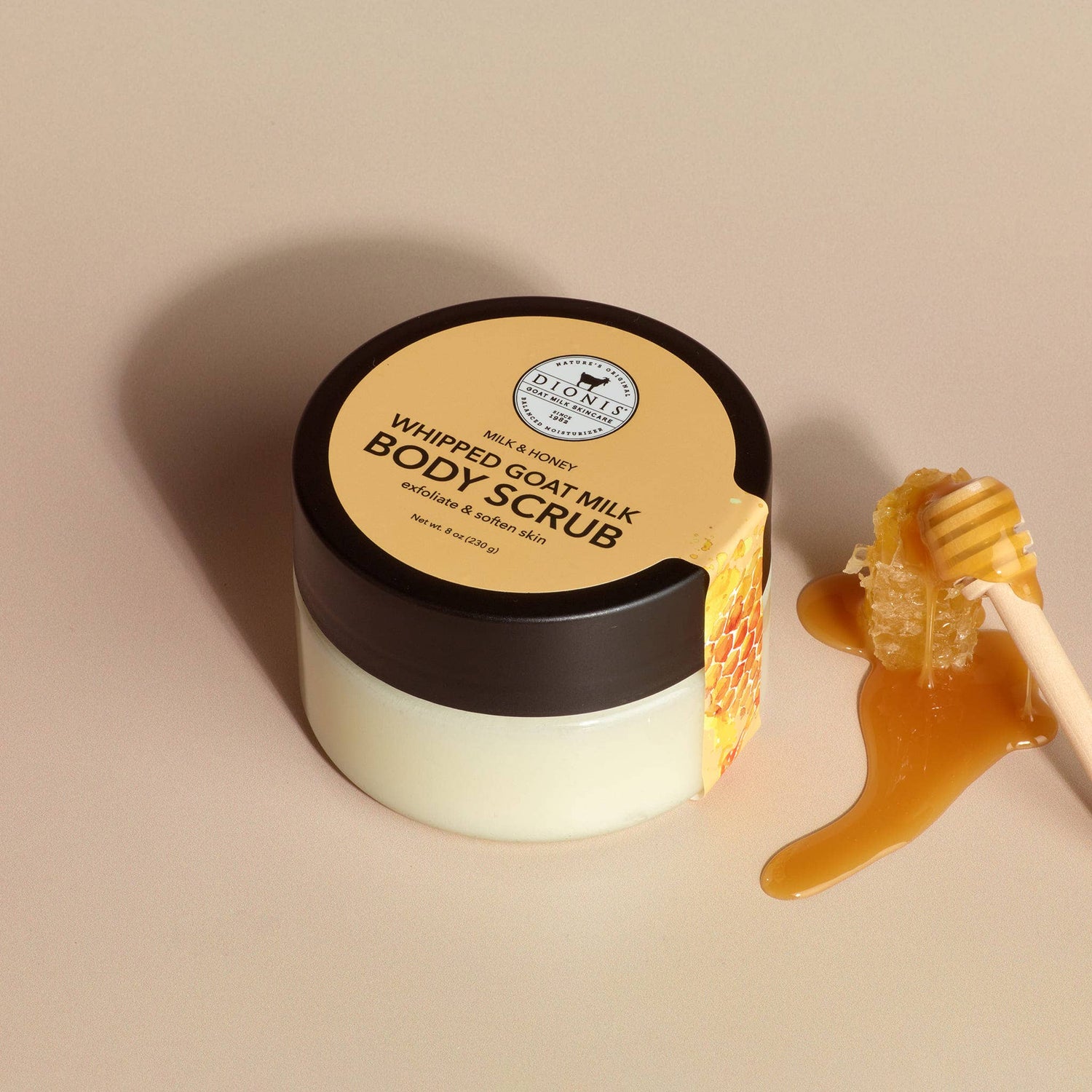 Dionis Milk & Honey Whipped Goat Milk Body Scrub, 8 oz