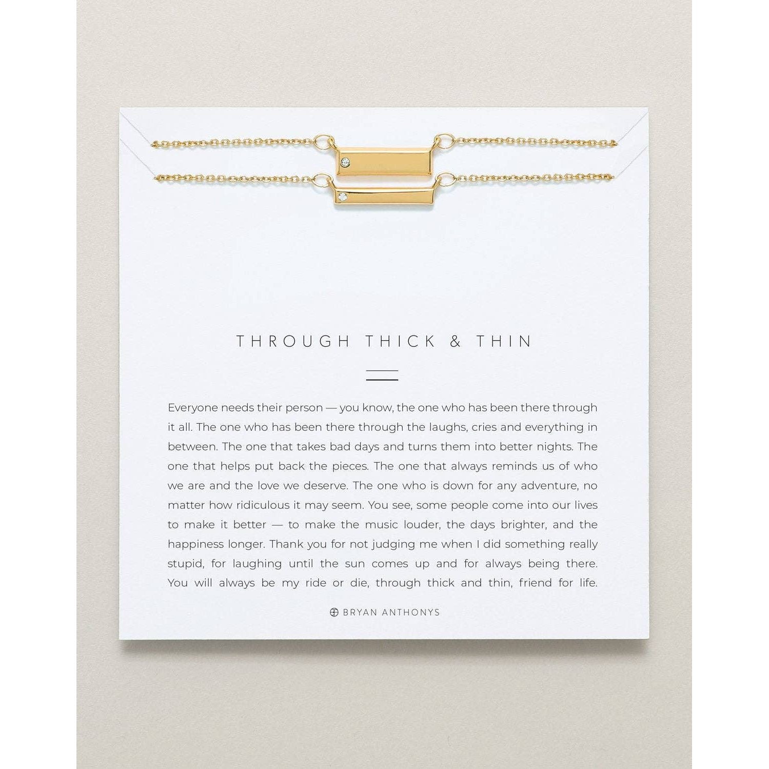 Through Thick & Thin Necklace Set