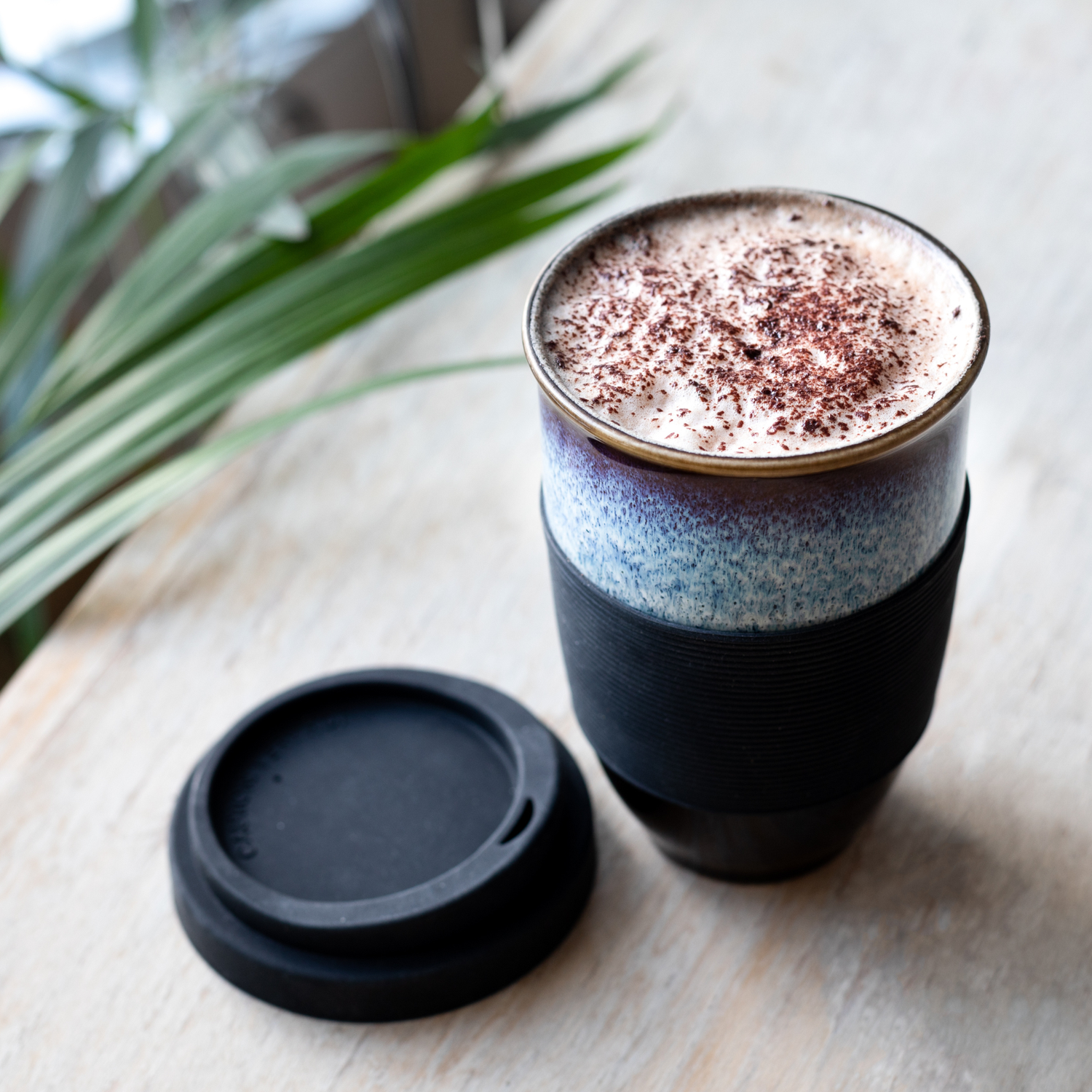 Ceramic Travel Mug - Monsoon 12oz