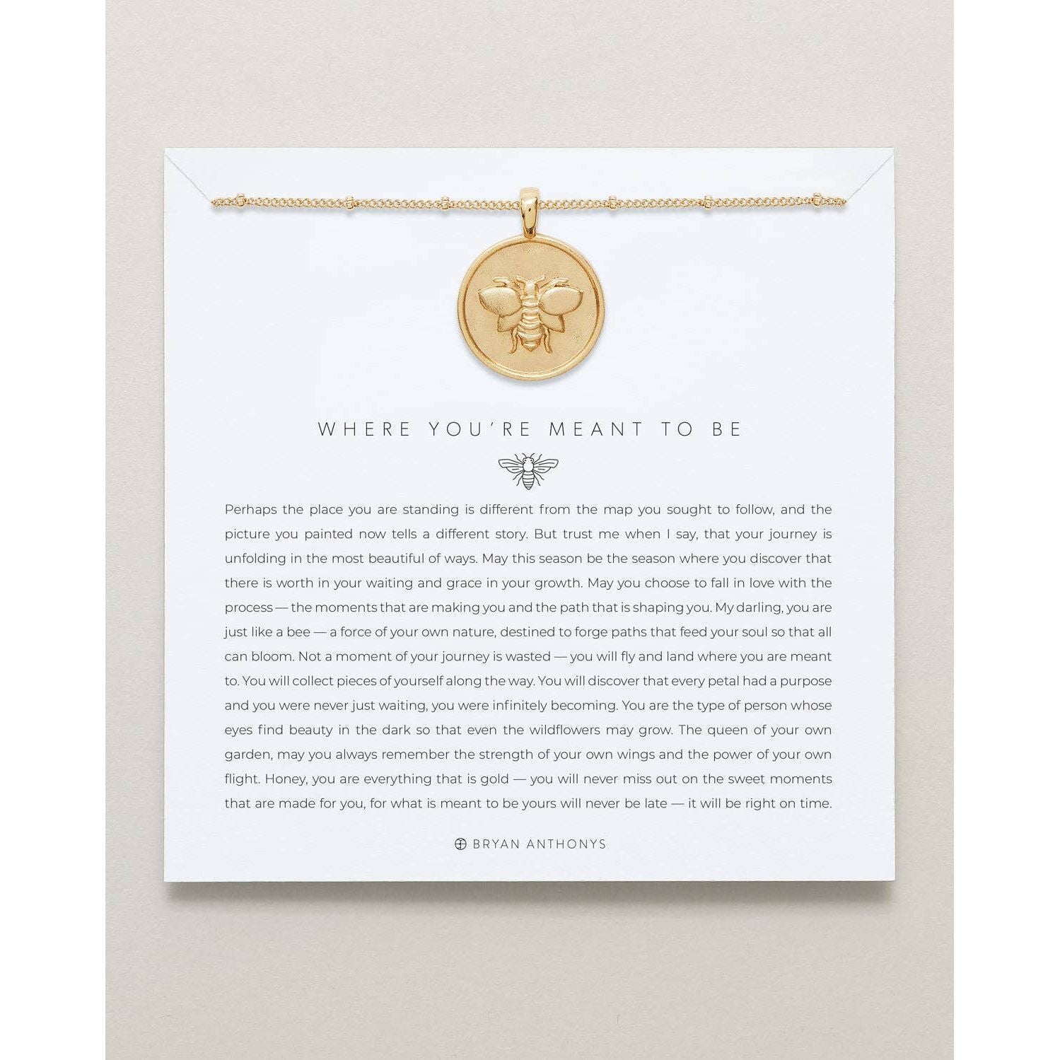 Where You're Meant to Be Necklace