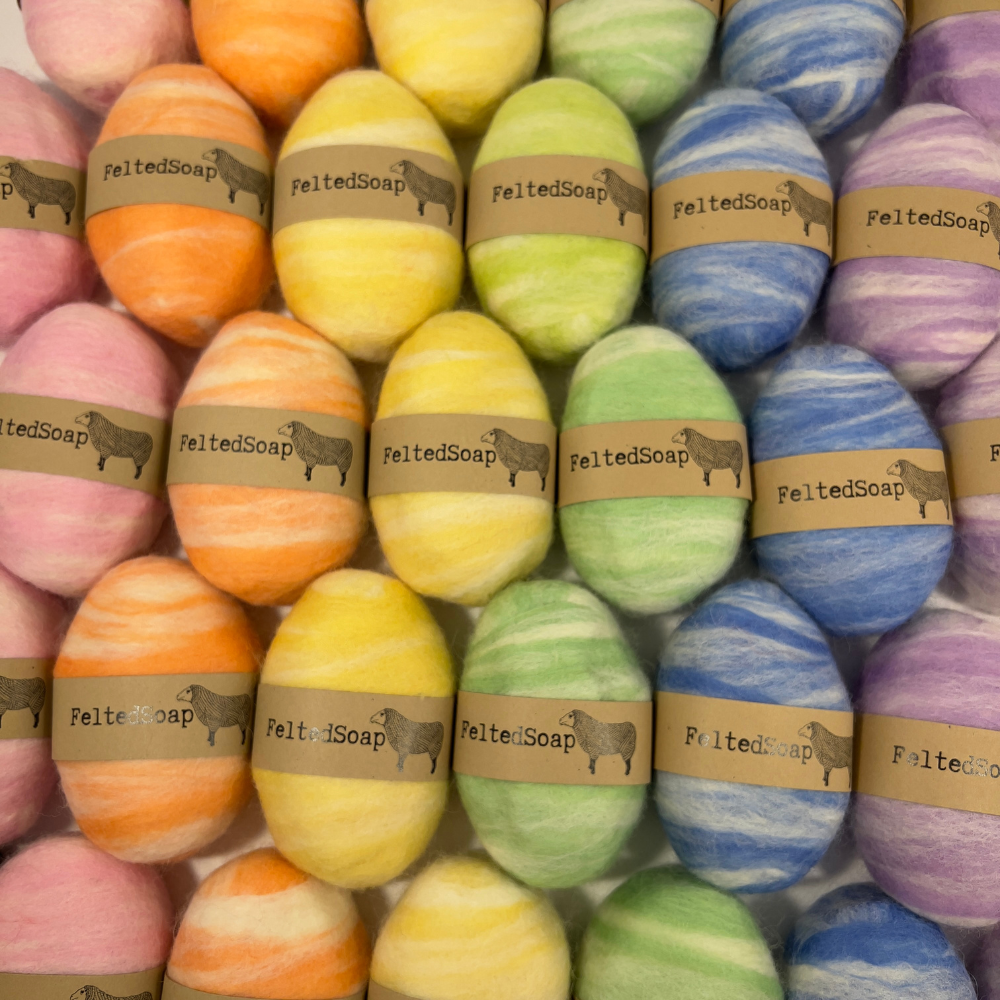 Felted Soap - Pastel Colors