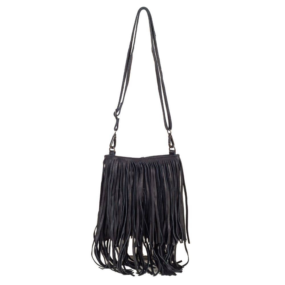 Fringe Crossbody Hobo Chic