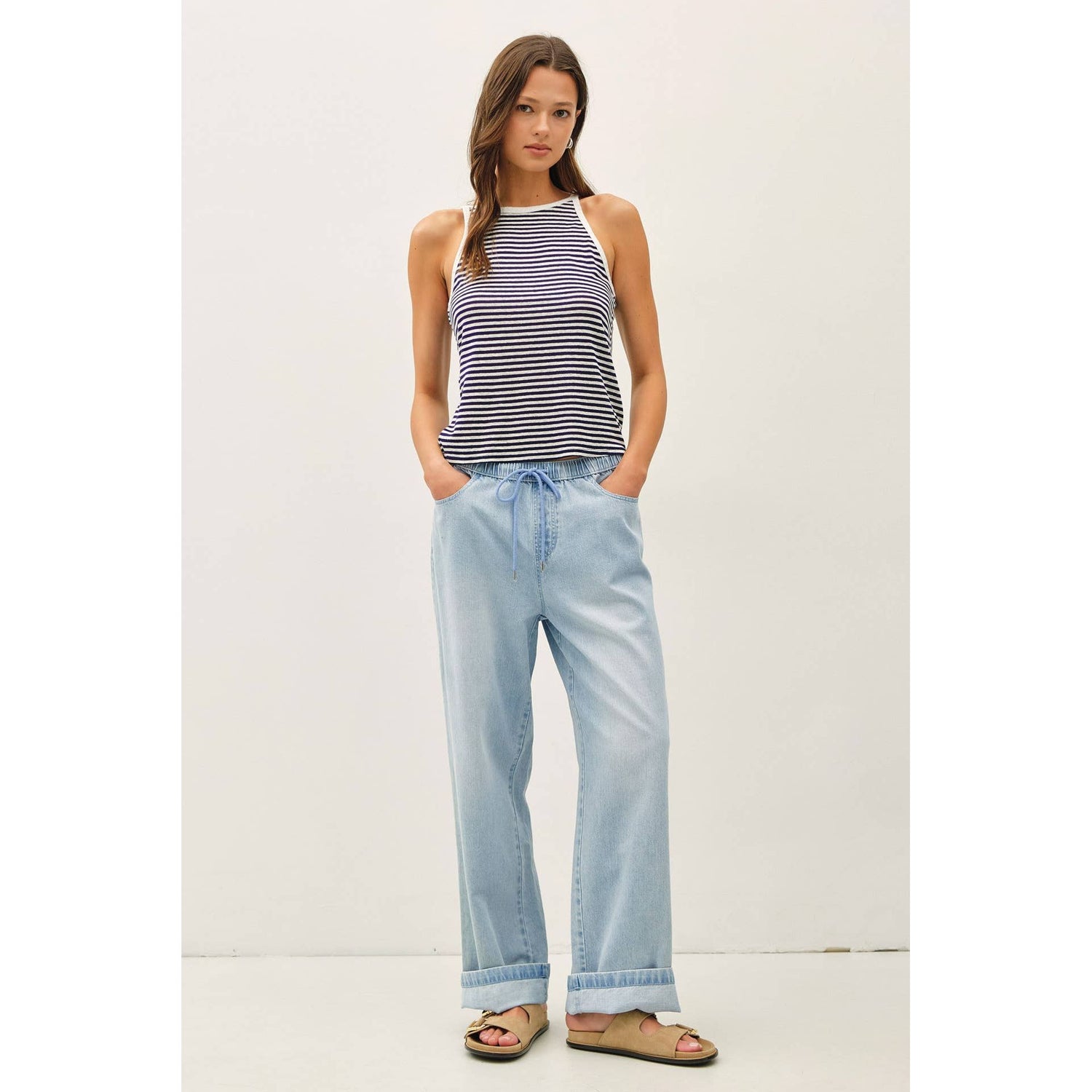 Ultra Comfy Pull On Wide Leg Pants