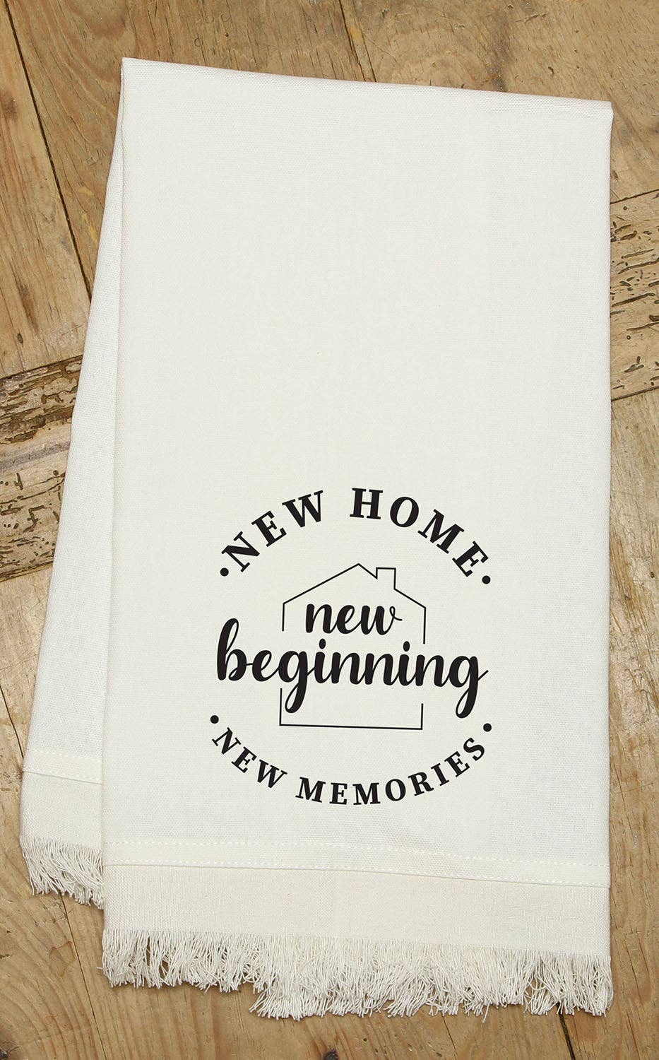 New Home. New Beginning. New memories. Tea Towel