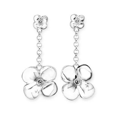 Sterling Silver Blossom Earrings