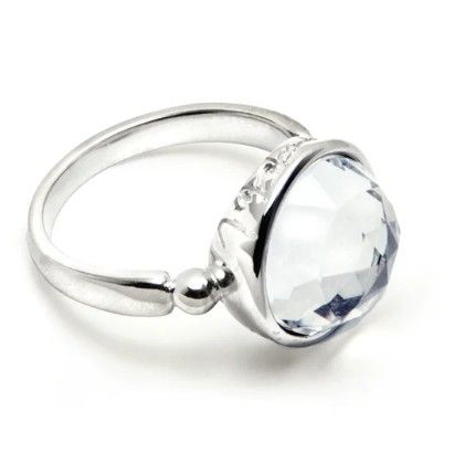 "The Grateful Ring" - Clear Swarovski Crystal
