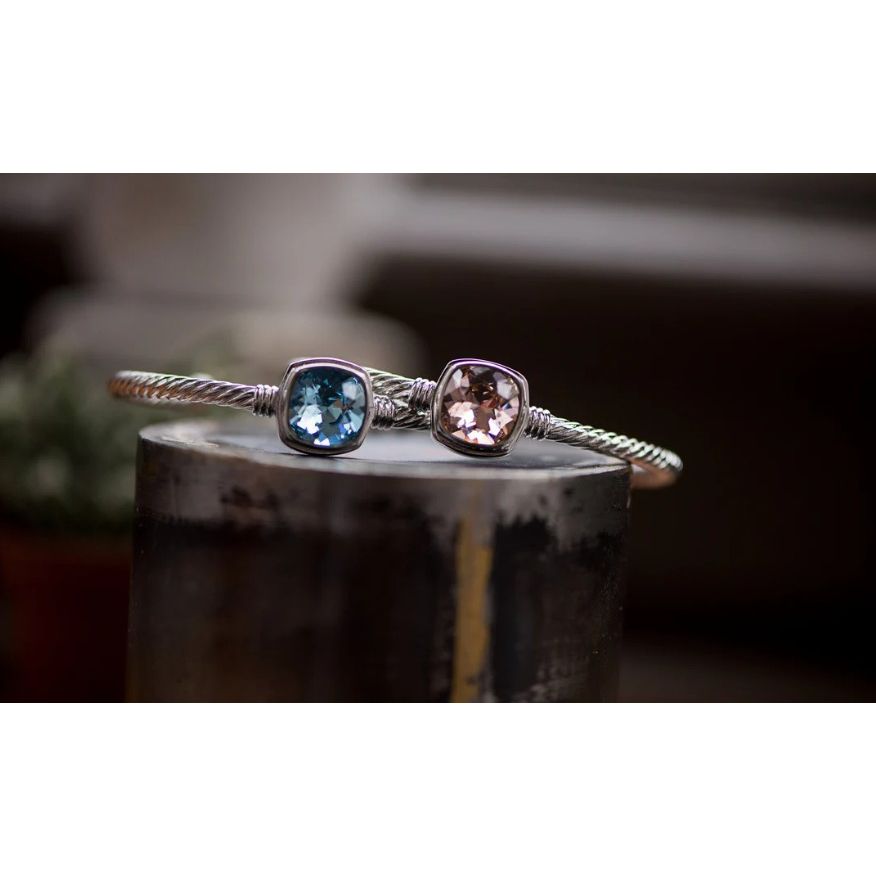 "I Am Always With You" Sterling Silver Bangle