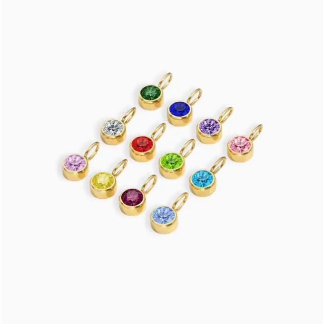 July Birthstone Necklace - Ruby