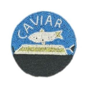 Caviar Beaded Coaster Set