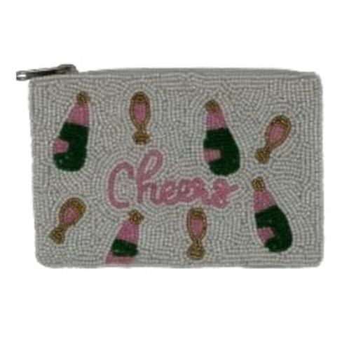 Cheers Beaded Coin Wallet
