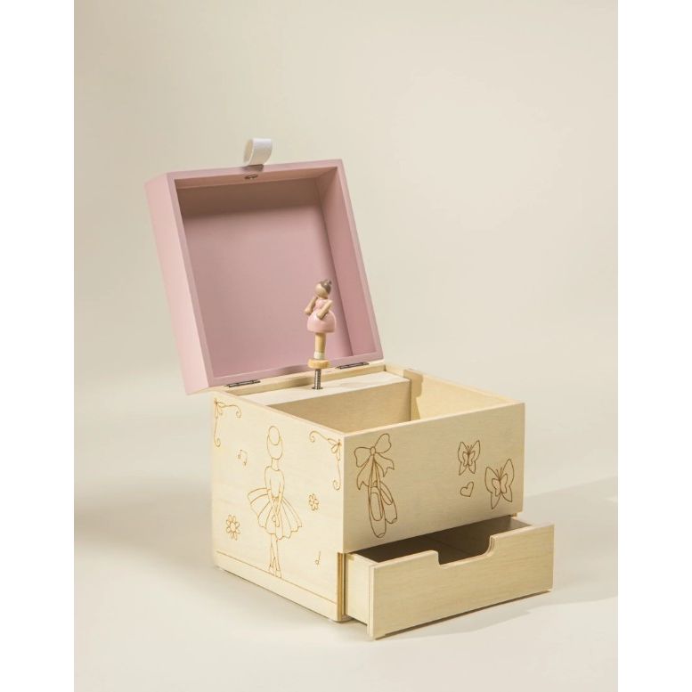 Wooden Musical Souvenir Box - Ballerina