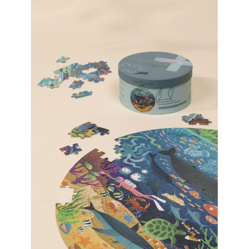 Round Puzzle - Ocean Exploration 150pcs