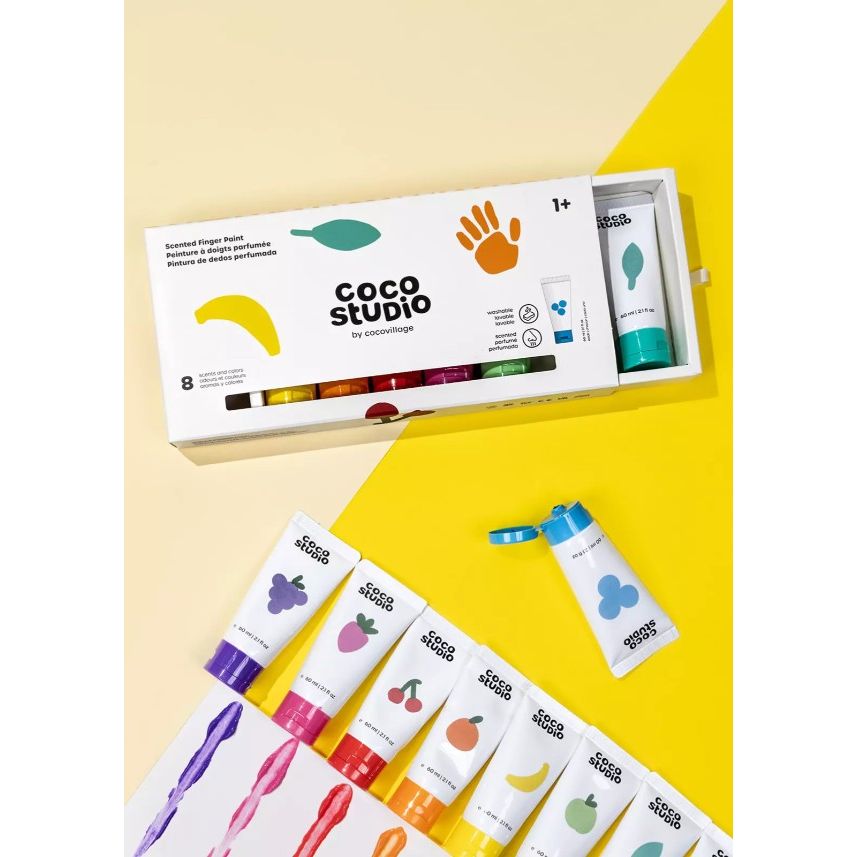 Scented Fingerpaint Set - 8 Colors