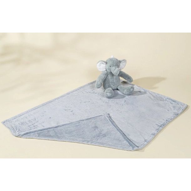 Elephant Plush Toy Snuggling Blanket