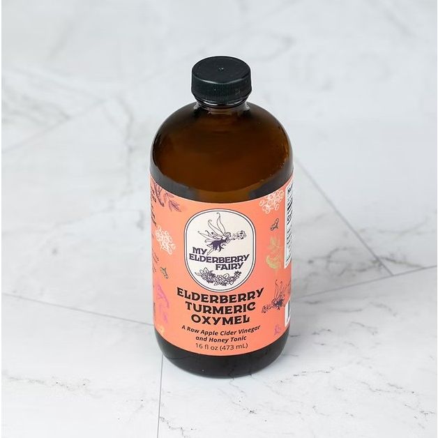 Elderberry-Turmeric Oxymel 8oz