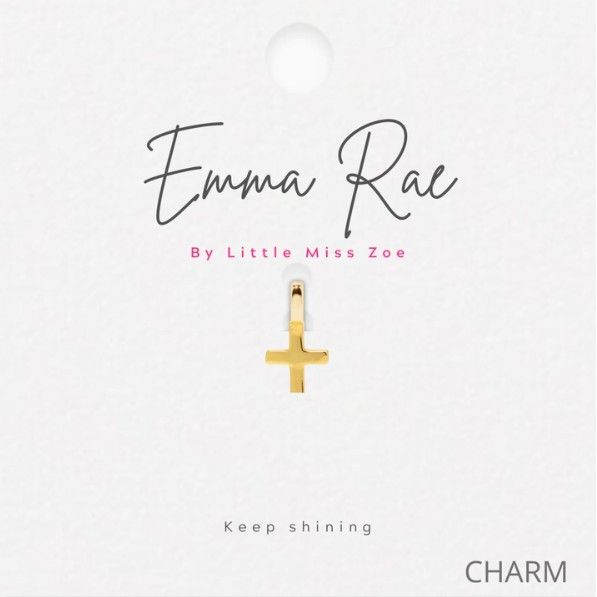 Emma Rae Cross Charm