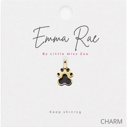 Emma Rae Paw Print Charm