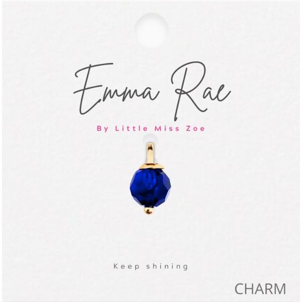 Emma Rae Blue Drop Charm