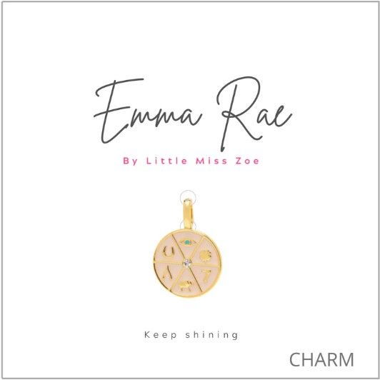Emma Rae Lucky Sign Charm