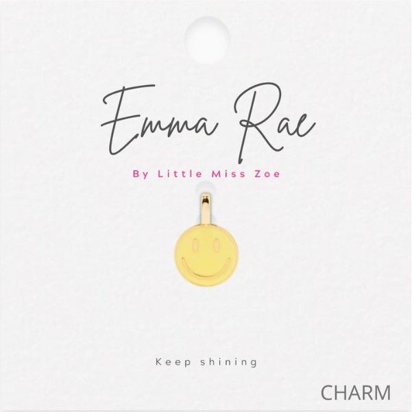 Emma Rae Smiley Charm
