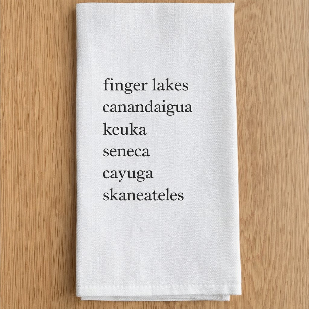 Finger Lakes Tea Towel