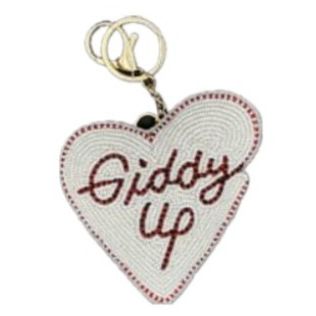 Giddy Up Beaded Bag Charm