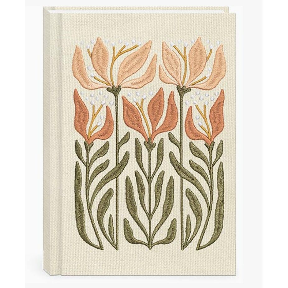 Fabric Journal Flower Market Lily