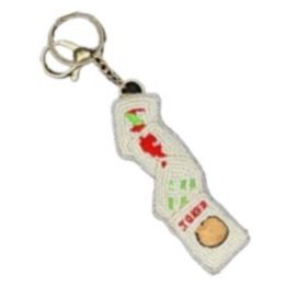 Mahjong Tiles Beaded Bag Charm