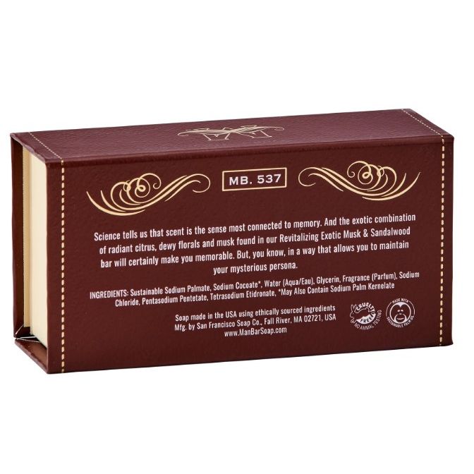 Revitalizing Exotic Musk & Sandalwood Soap
