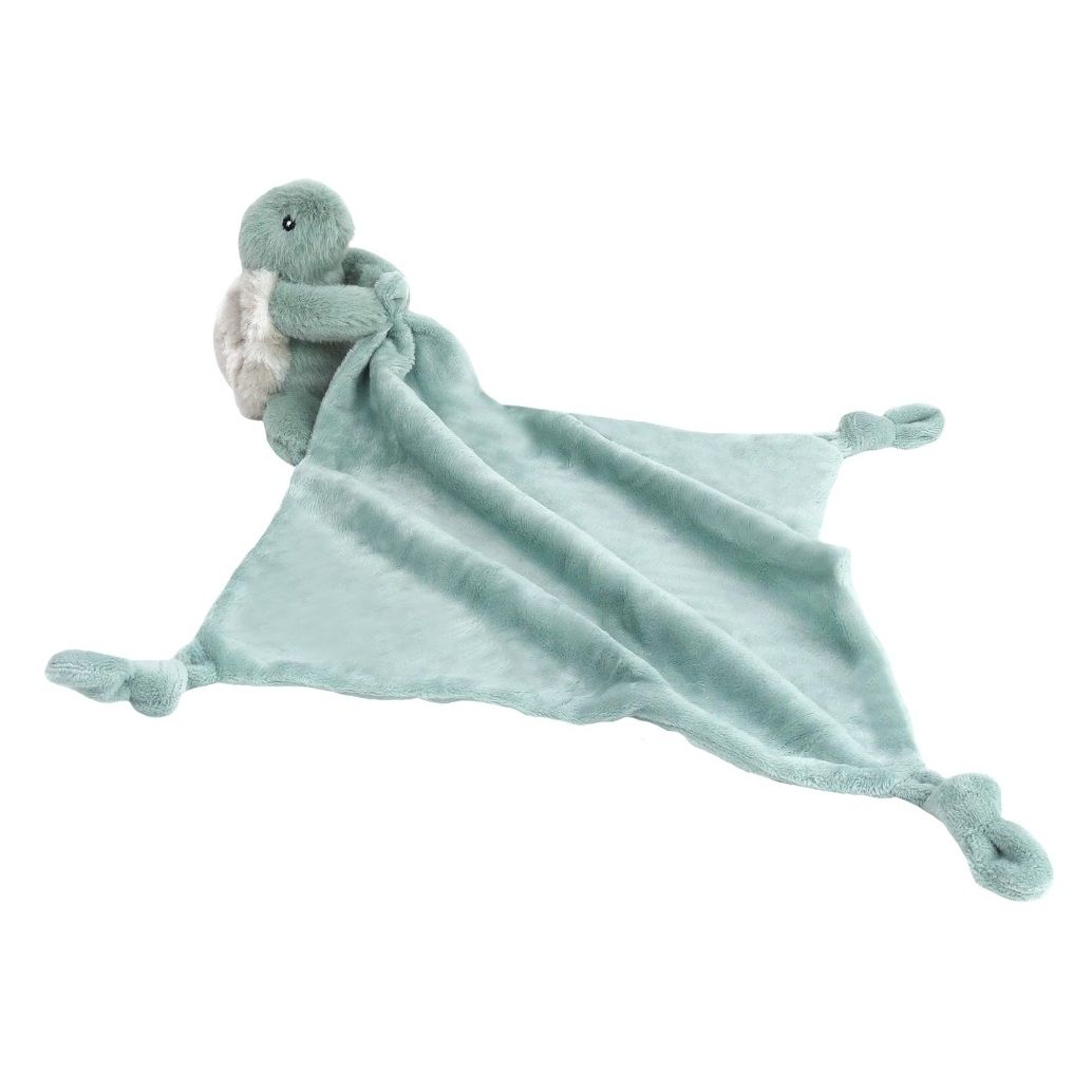 Taylor the Turtle Knotted Security Blankie