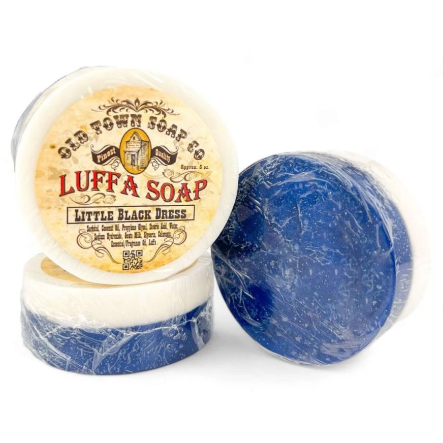 Luffa Goats Milk Soap - Little Black Dress