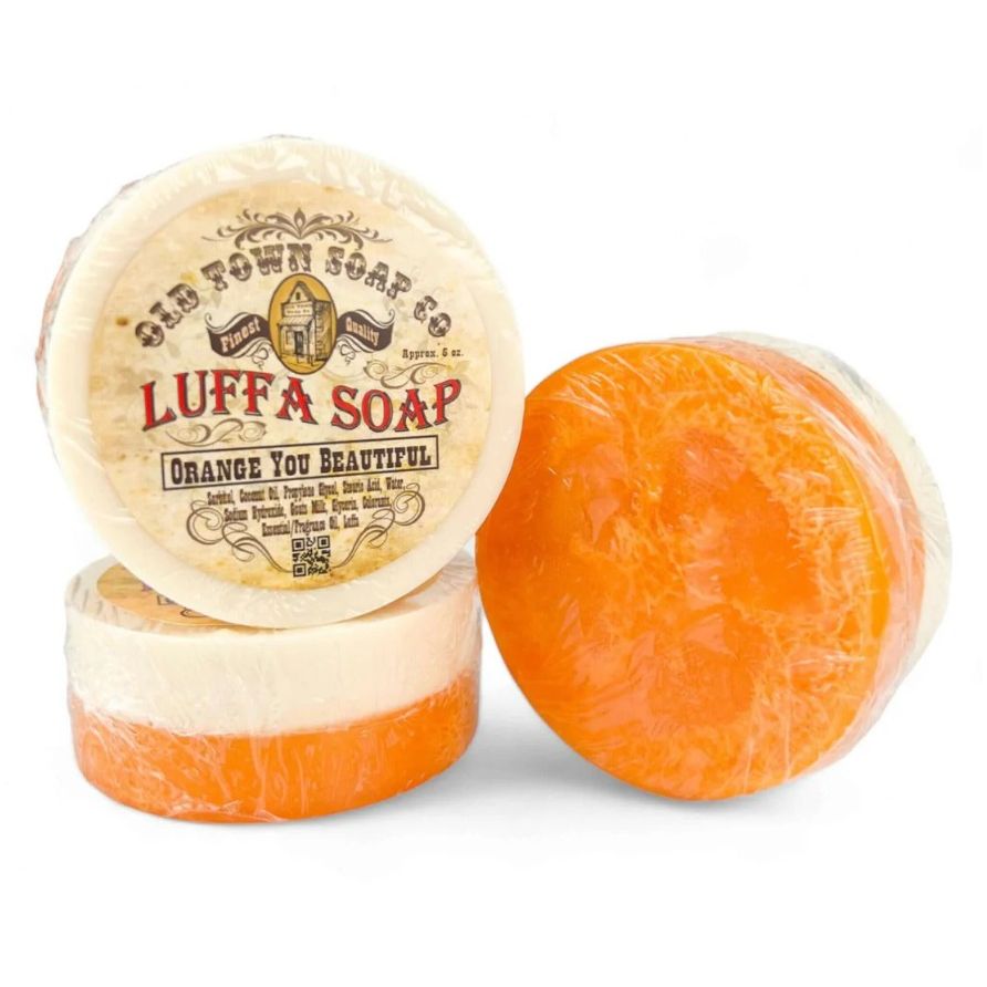 Luffa Goats Milk Soap - Orange You Beautiful