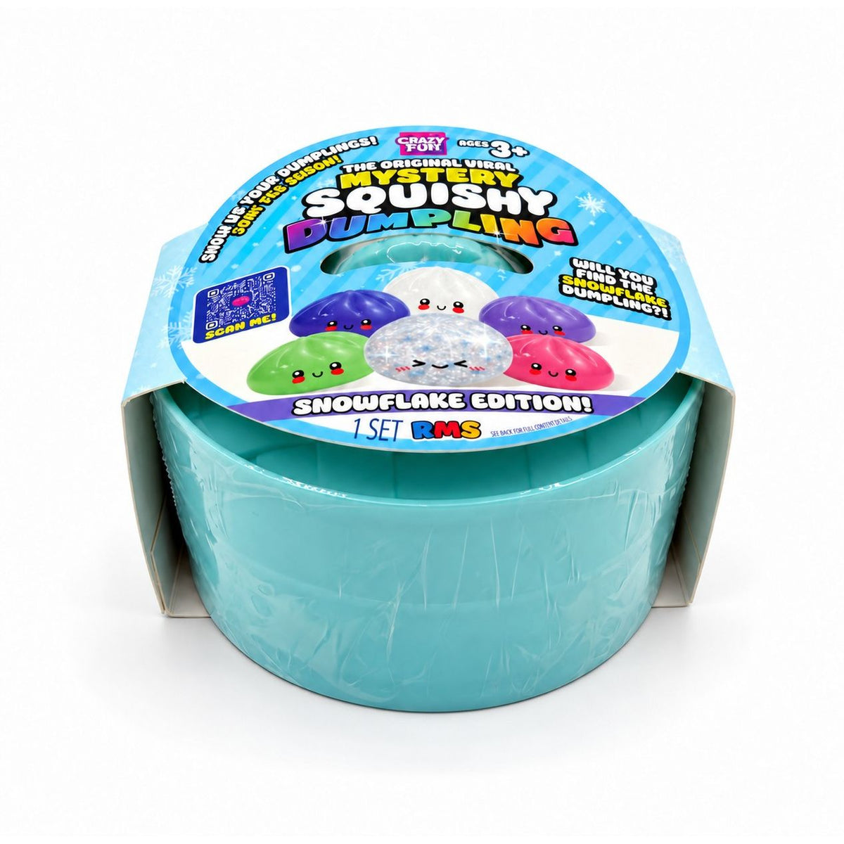 RMS® Crazy Fun™ Mystery Bao Bun – Snowflake Edition