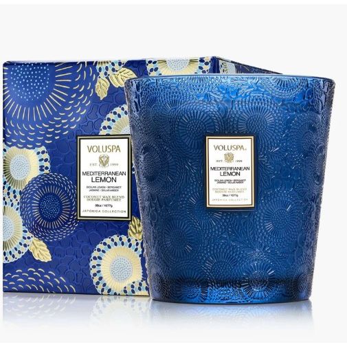 Mediterranean Lemon 3 Wick Hearth Candle