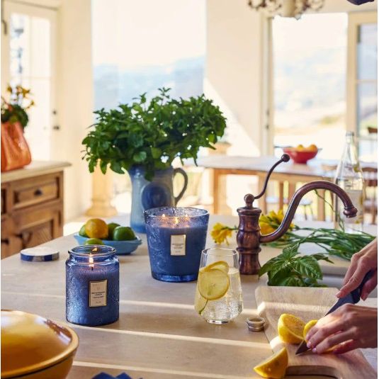Mediterranean Lemon 3 Wick Hearth Candle