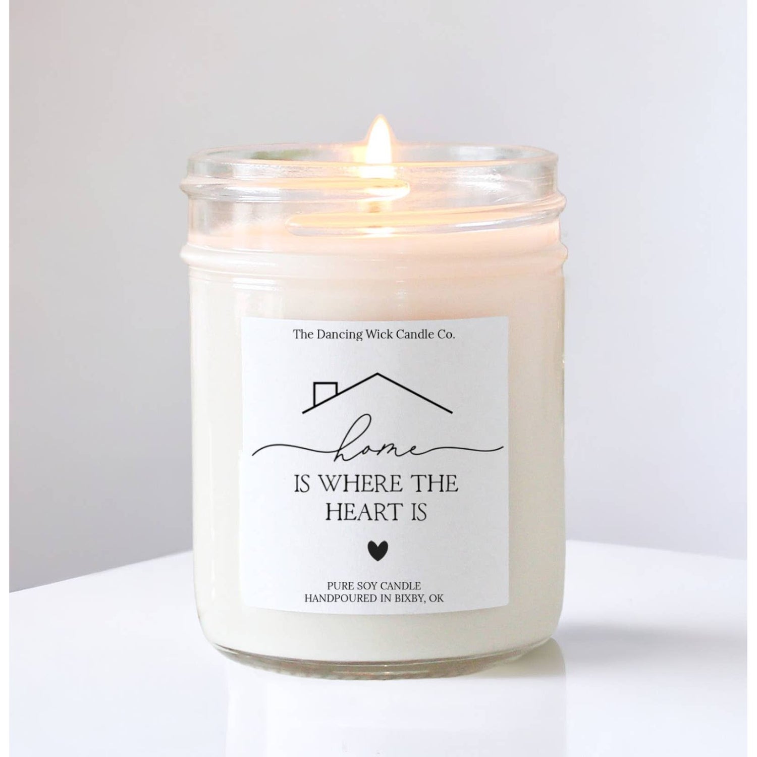 Home is Where the Heart Is Soy Candle, 8 oz