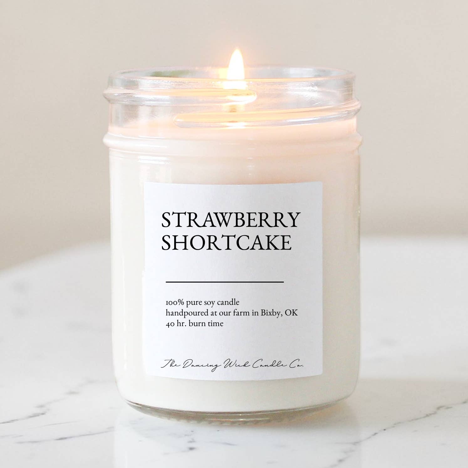 Strawberry Shortcake Candle, 4 oz