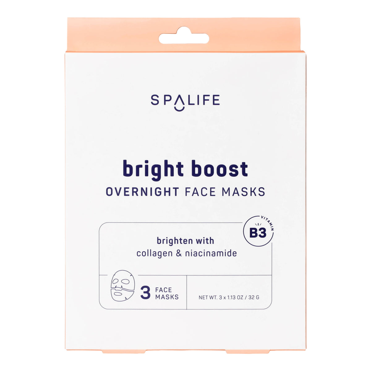 Brightening Overnight Face Masks - 3 Pieces