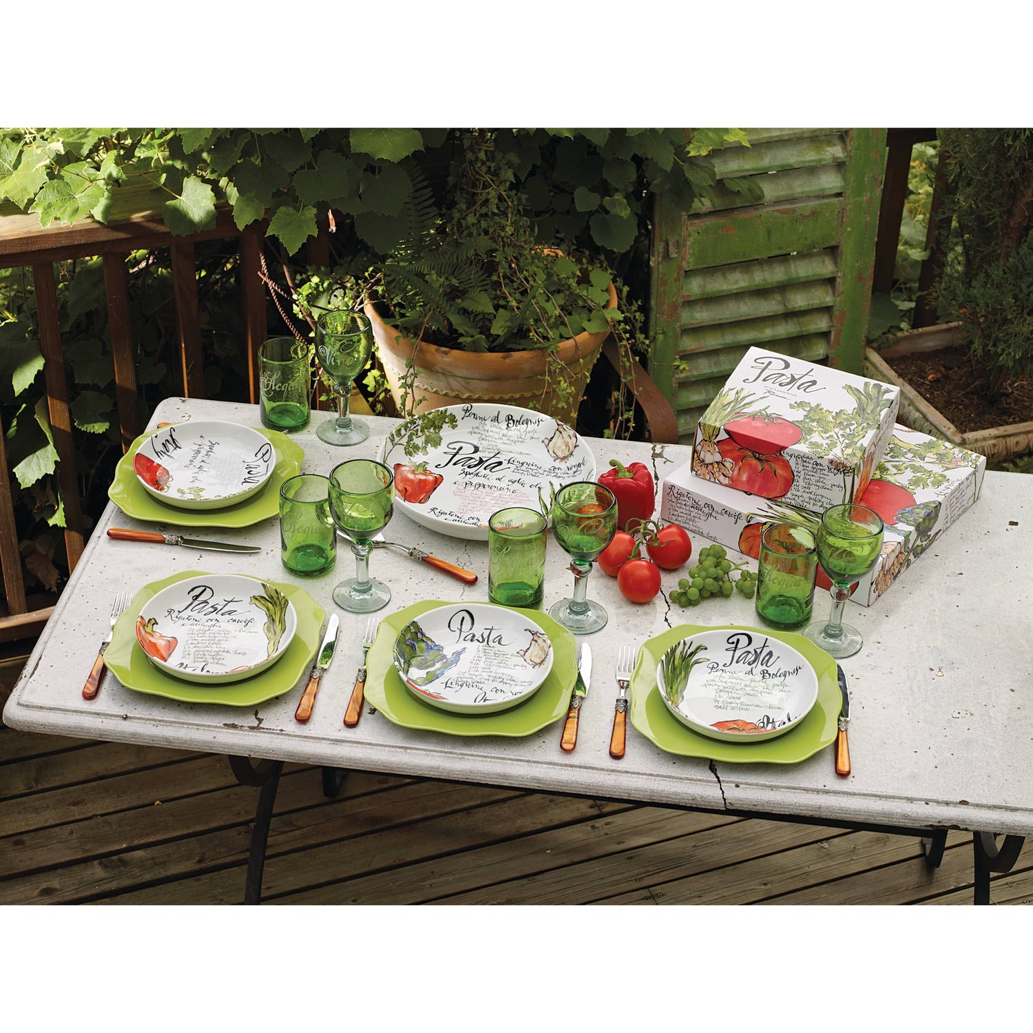 Pasta Italiana Dipping Dishes