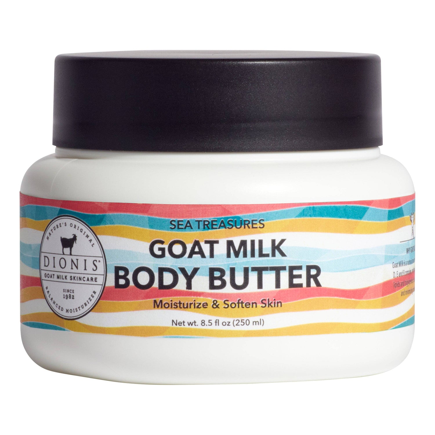 Dionis Goat Milk Skincare - Sea Treasures Body Butter, 8.5 oz