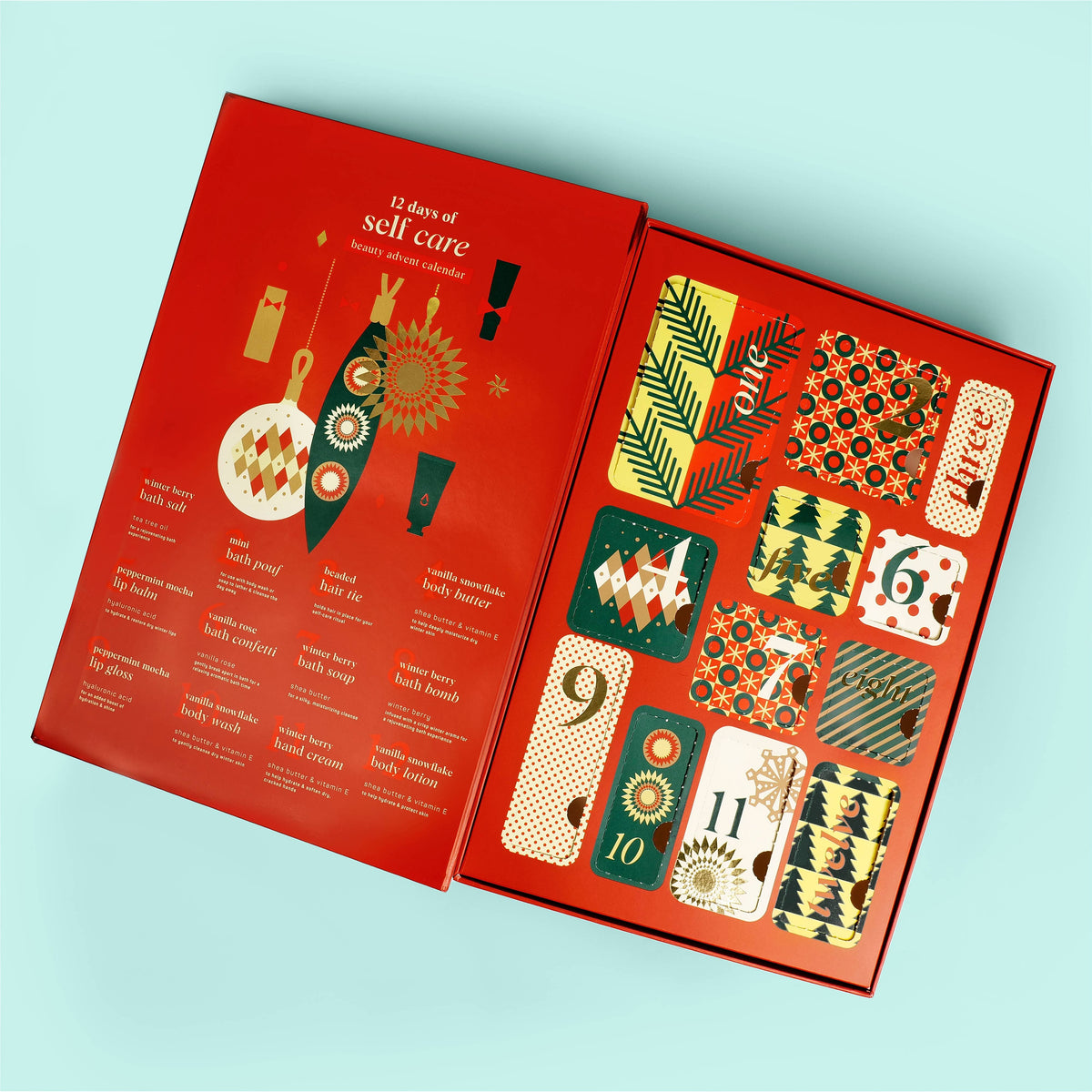 Holiday Self Care Beauty Advent Calendar 12 Days