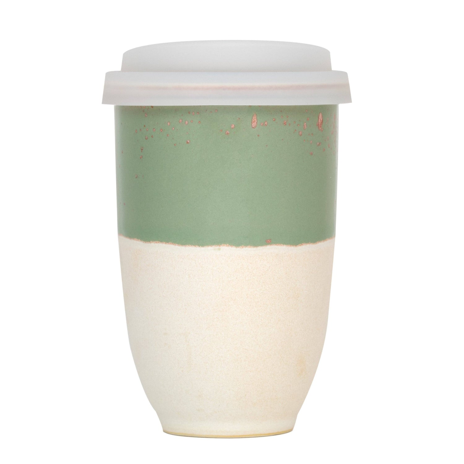 Ceramic Travel Mug - Sage Green 12oz
