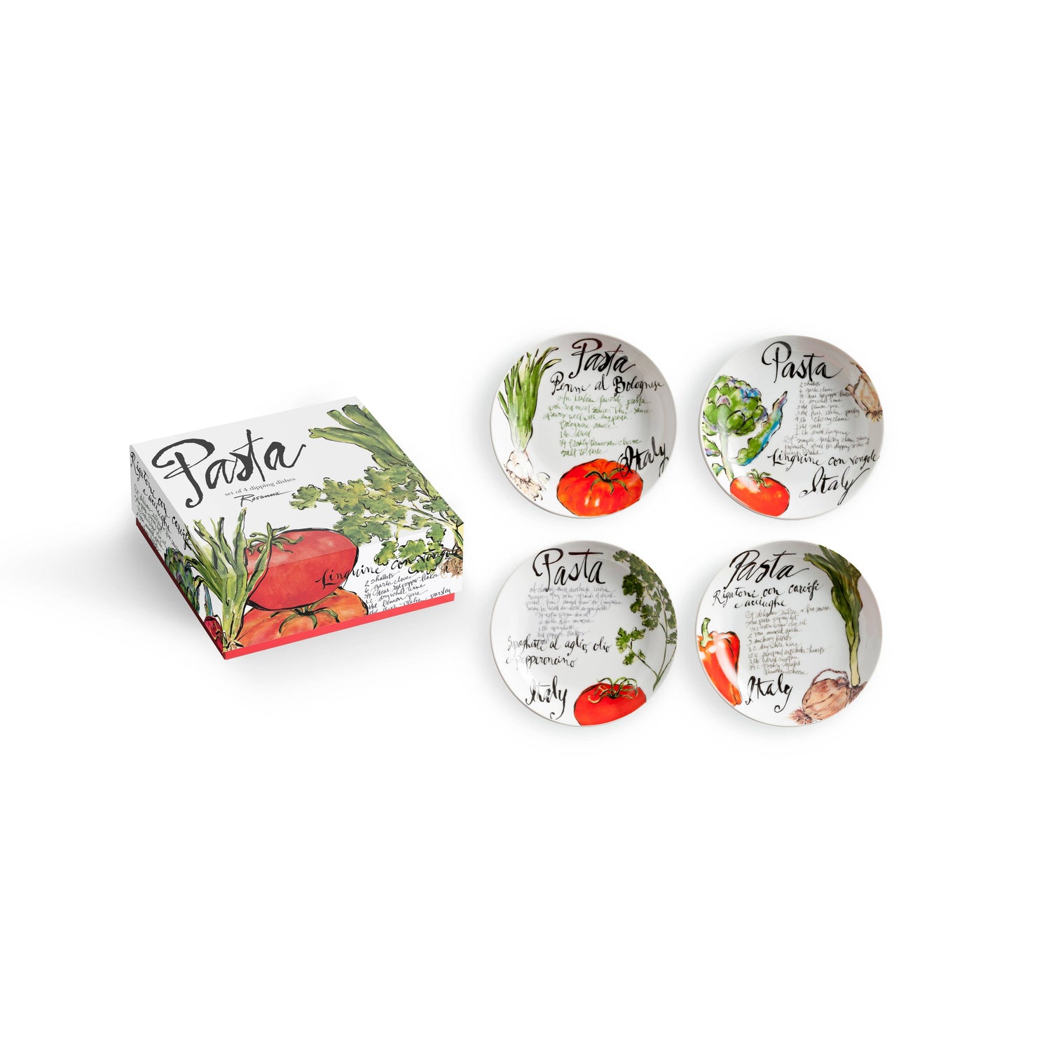 Pasta Italiana Dipping Dishes