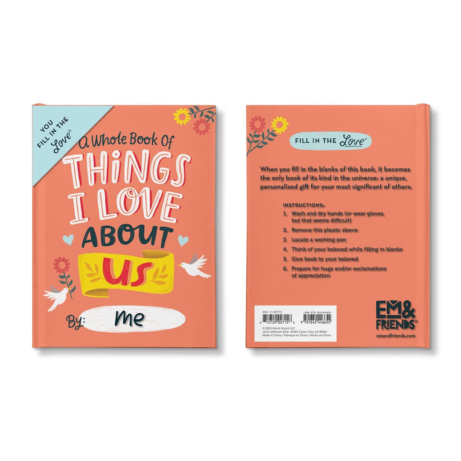 About Us - Fill in the Love® Journal