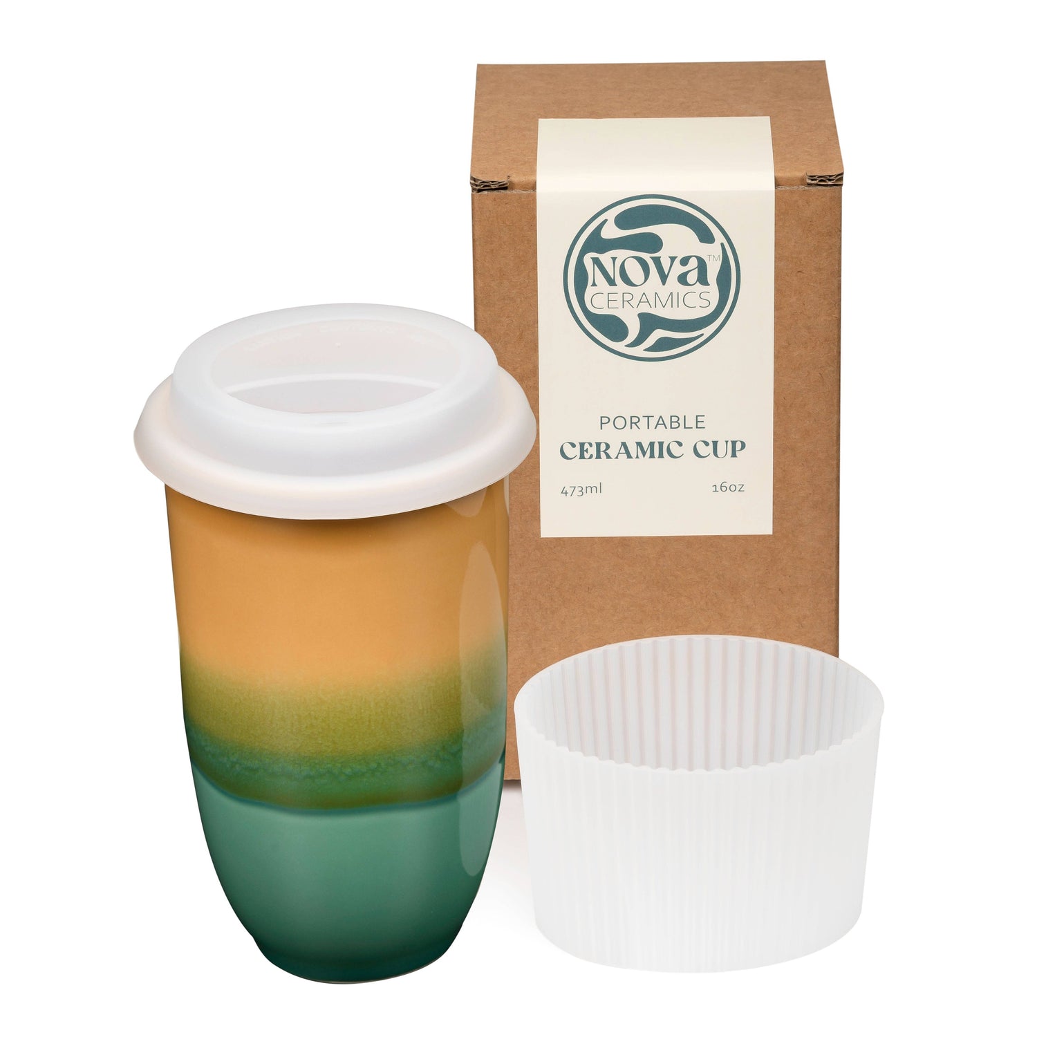 Ceramic Travel Mug - Savannah 16oz