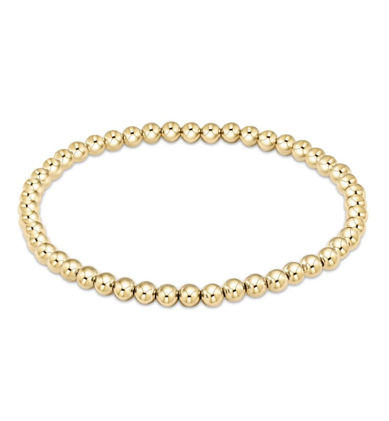 classic gold 4mm bracelet