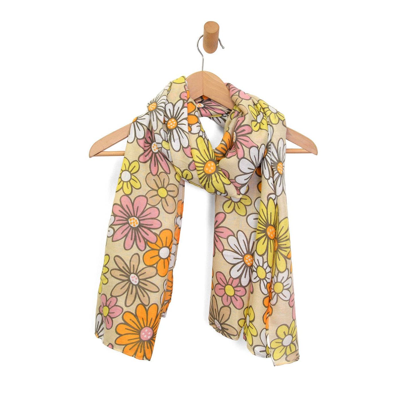 Retro Daisies Scarf